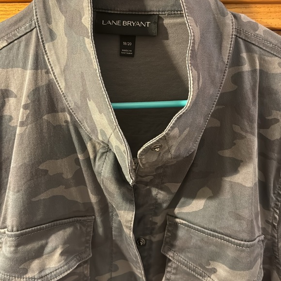 Lane Bryant Camo Utility Jacket size 18/20 - Picture 3 of 10